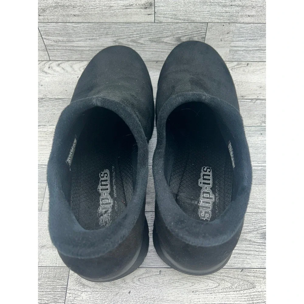 Skechers Slip-ins Relaxed Fit Easy Going Latte Black Shoes 167872 Women Sz 8.5